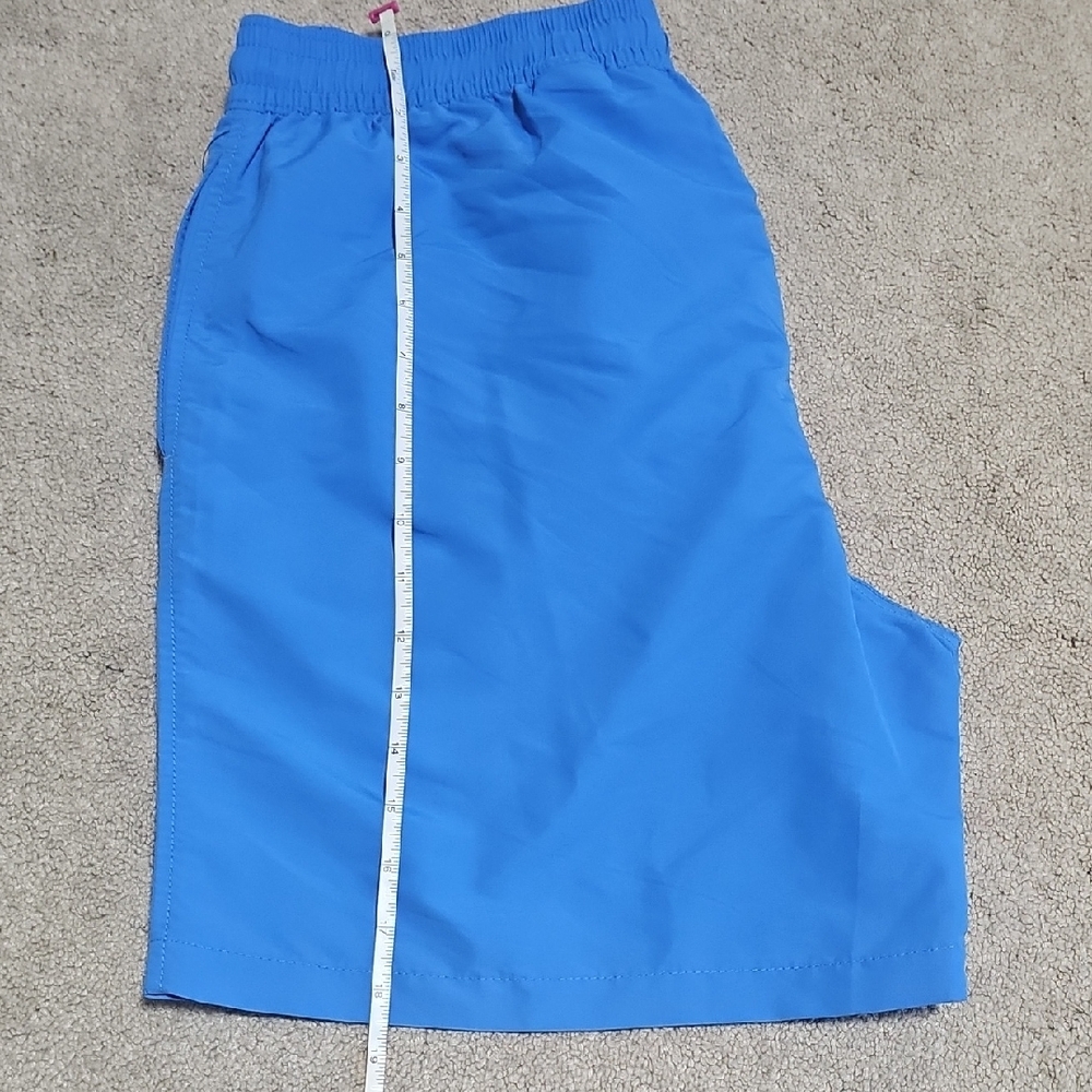 Ralph Lauren Blue Swim Trunks with Adjustable Waist - Picture 3 of 5
